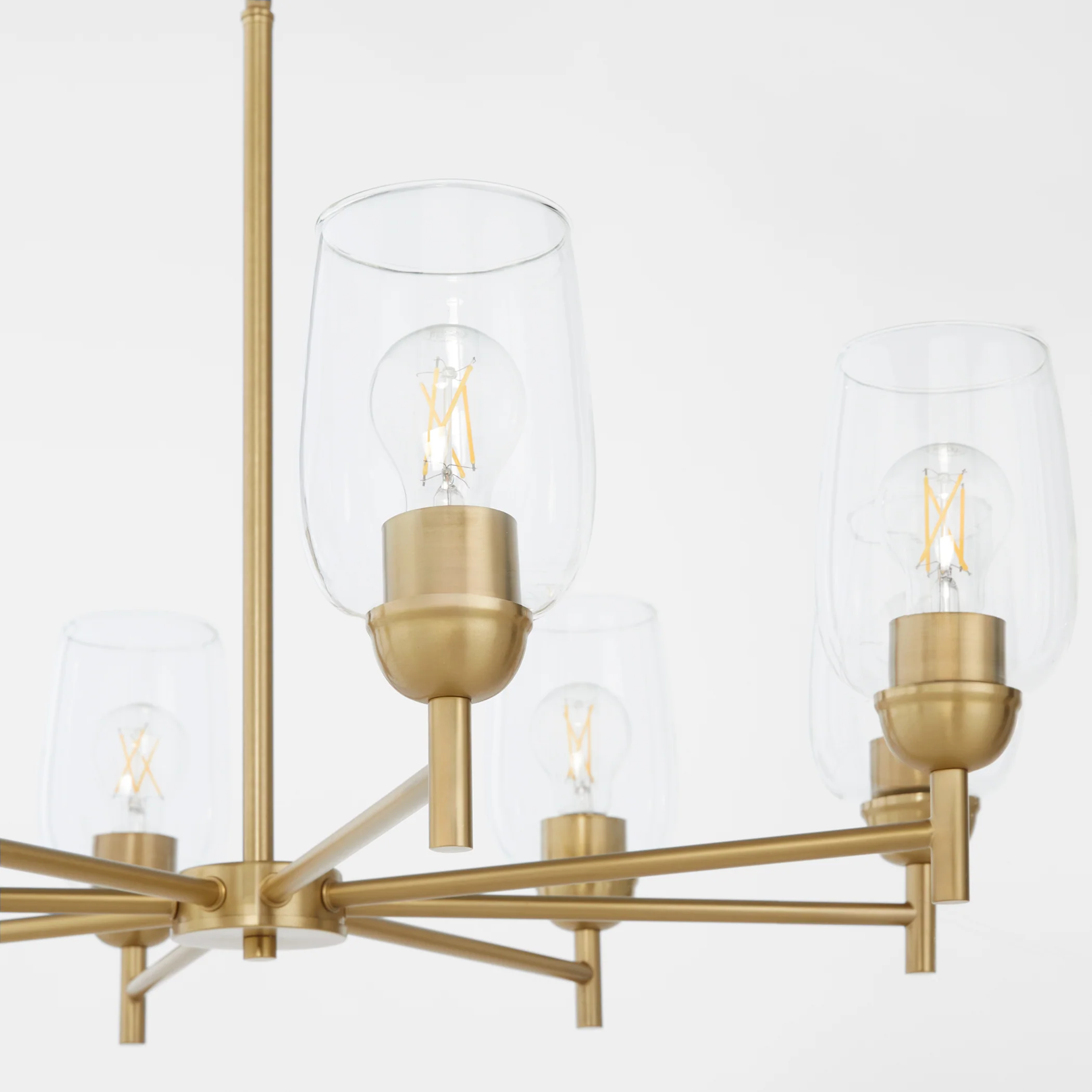 Wallinger Chandelier Aged Brass - Image 3