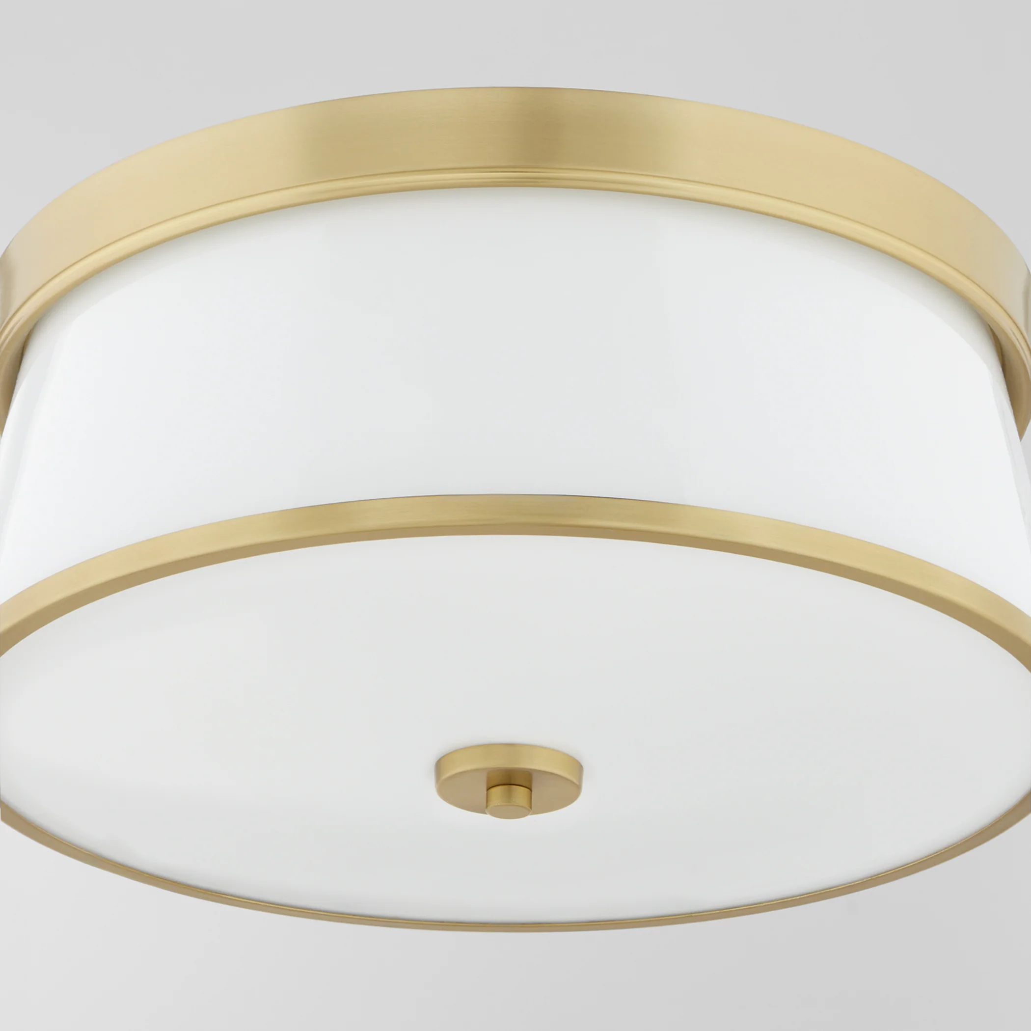 Weir 3-light Ceiling Flush Mount Aged Brass - Image 3