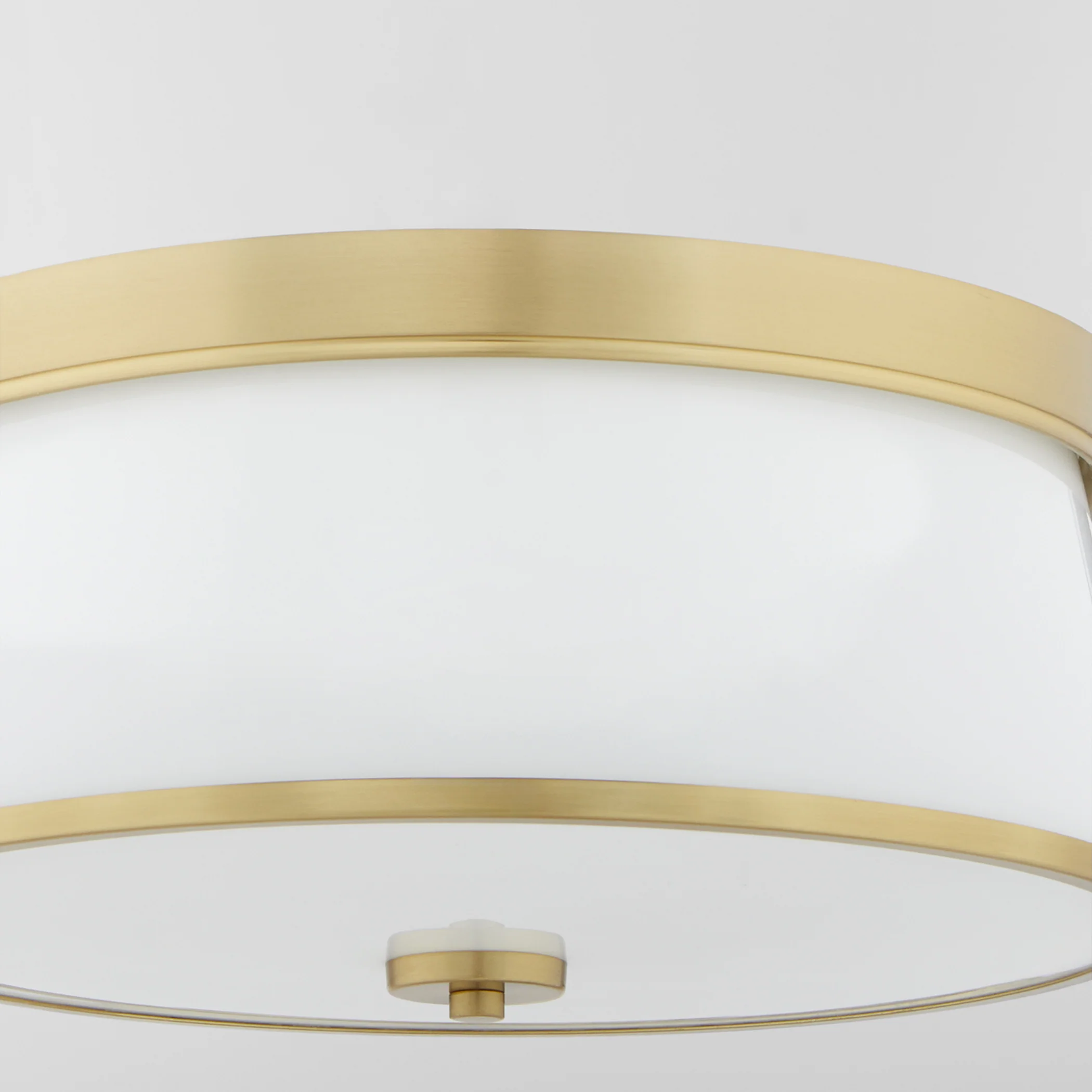 Weir 3-light Ceiling Flush Mount Aged Brass - Image 4