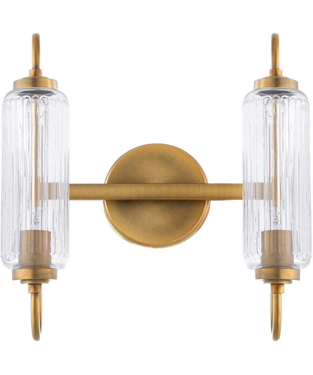 Whitmire 2-light Bath Vanity Light Brushed Brass