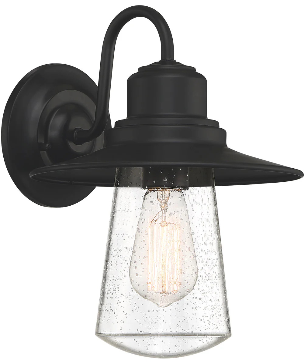 Radford Large 1-light Outdoor Wall Light Matte Black - Image 2
