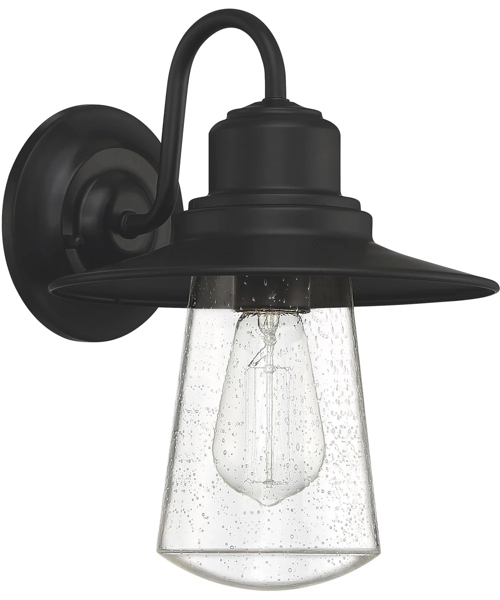 Radford Large 1-light Outdoor Wall Light Matte Black - Image 3