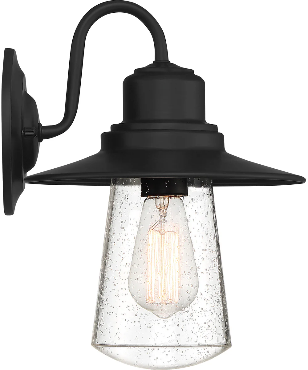 Radford Large 1-light Outdoor Wall Light Matte Black - Image 5