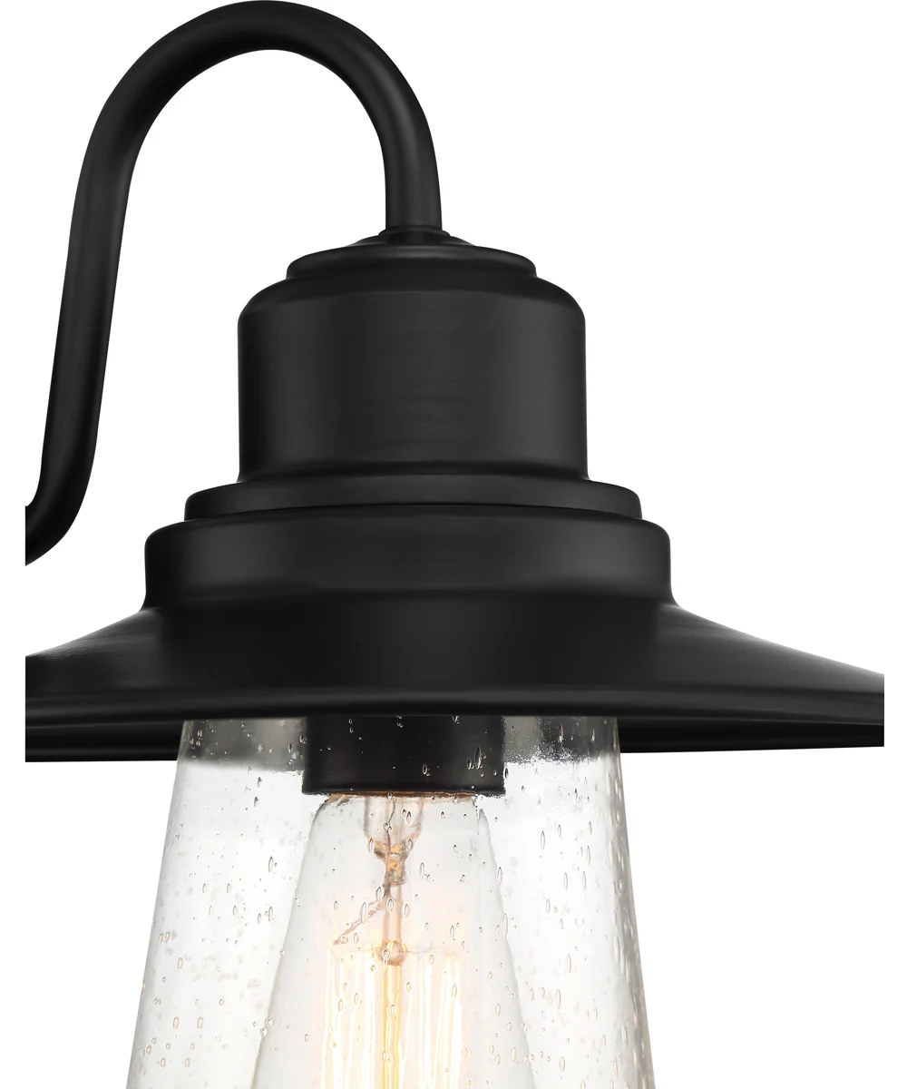 Radford Large 1-light Outdoor Wall Light Matte Black - Image 6