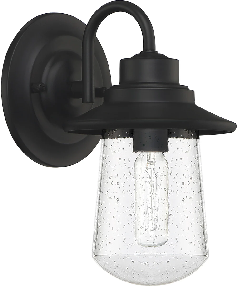 Radford Small 1-light Outdoor Wall Light Matte Black - Image 3