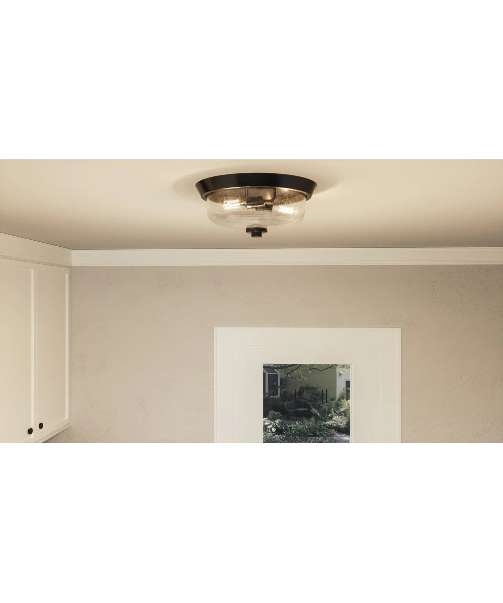 Radius 2-light Flush Mount Earth Black - Image 6