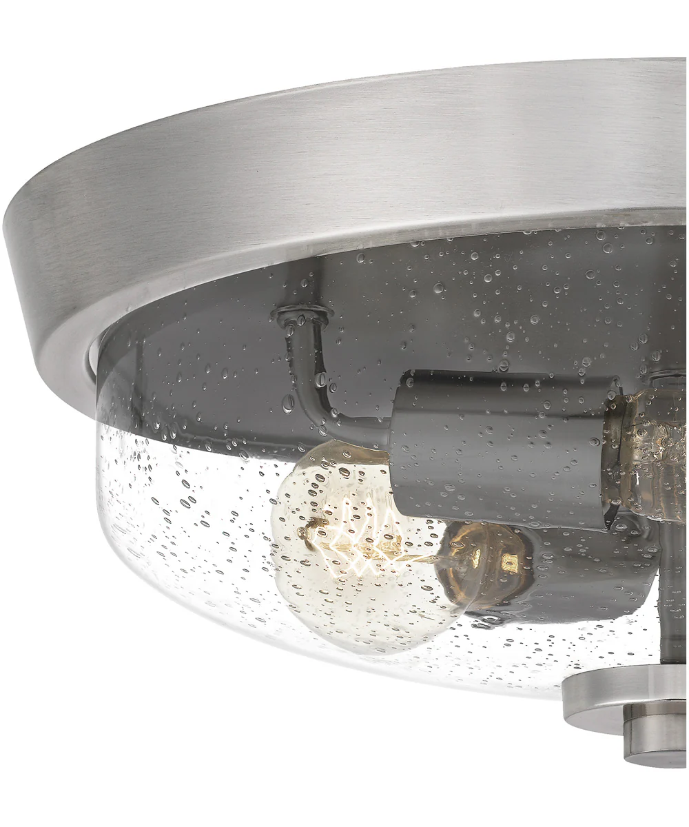 Radius 3-light Flush Mount Brushed Nickel - Image 6