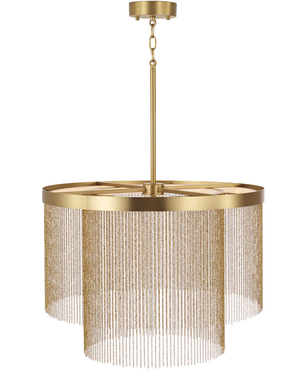 Rae 2-Light Pendant Aged Brass - Image 2