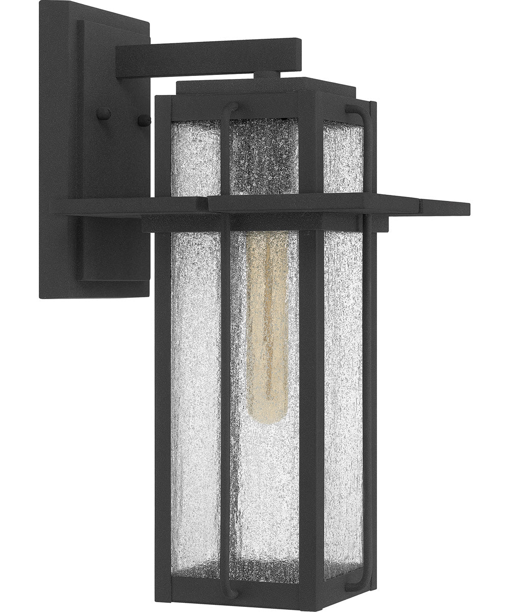 Randall Large 1-light Outdoor Wall Light Coastal Armour Aluminum Mottled Black - Image 3