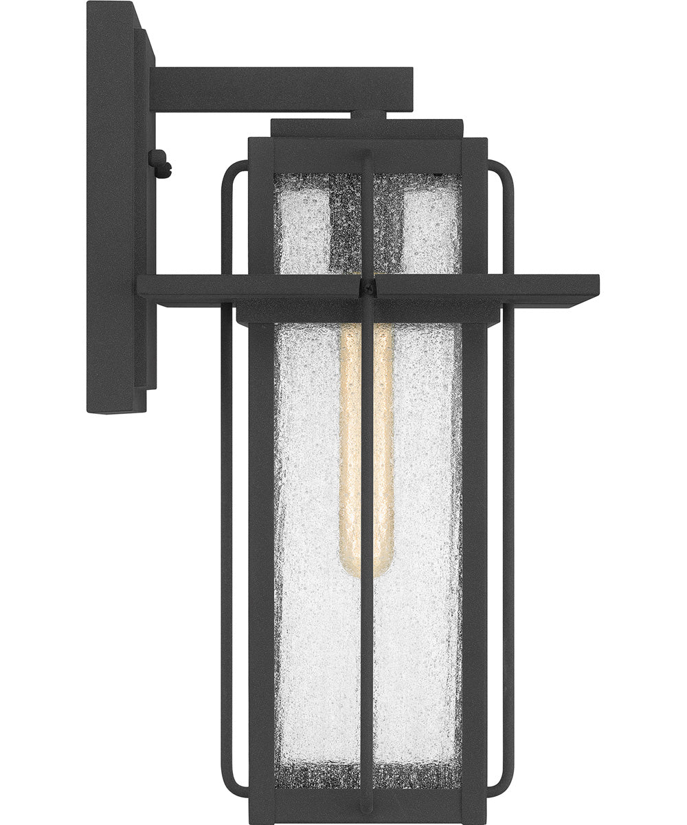 Randall Large 1-light Outdoor Wall Light Coastal Armour Aluminum Mottled Black - Image 5