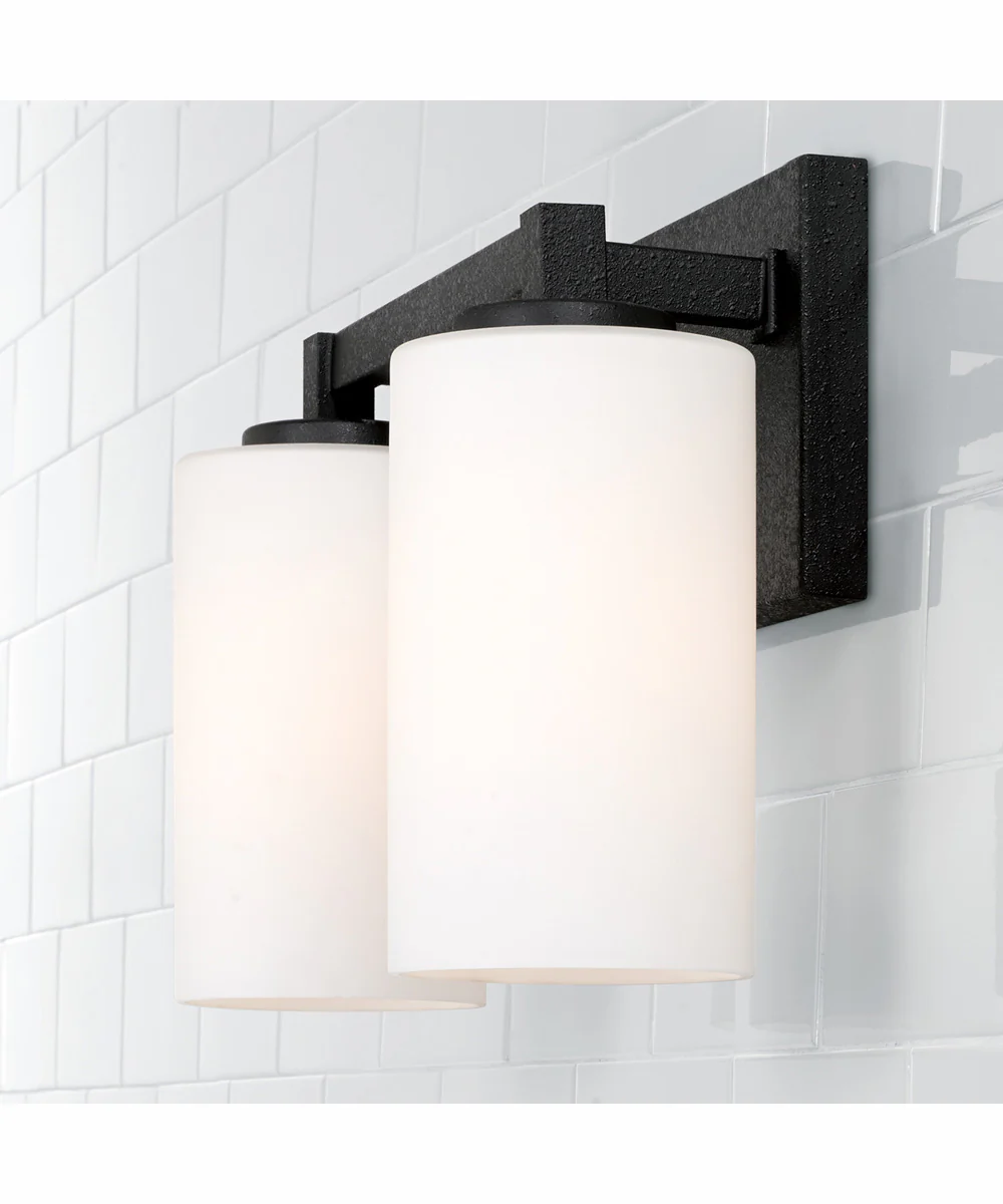 Ravenwood 2-Light Vanity Black Iron - Image 3
