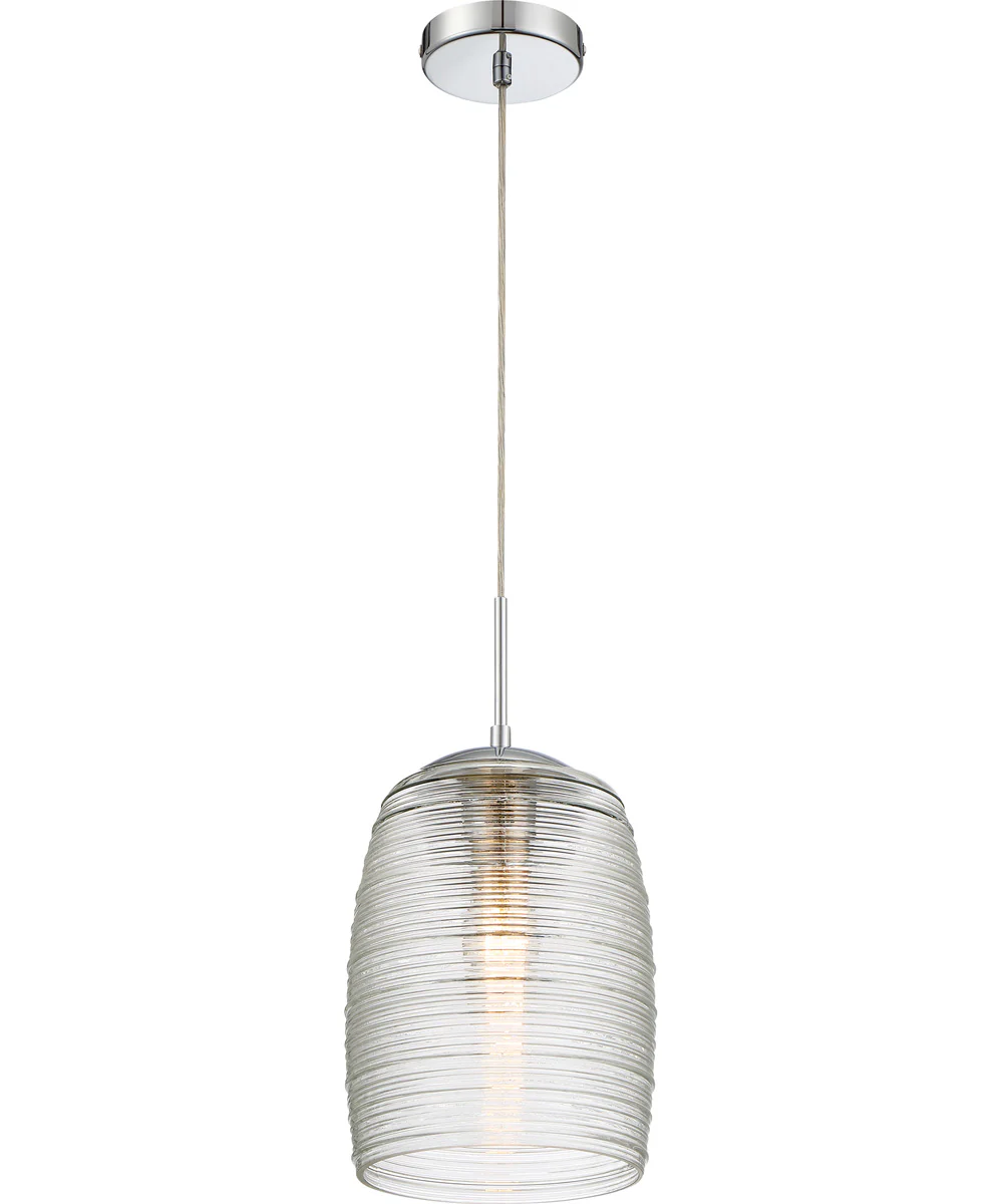 Rebound Small 1-light Mini Pendant Polished Chrome - Image 2