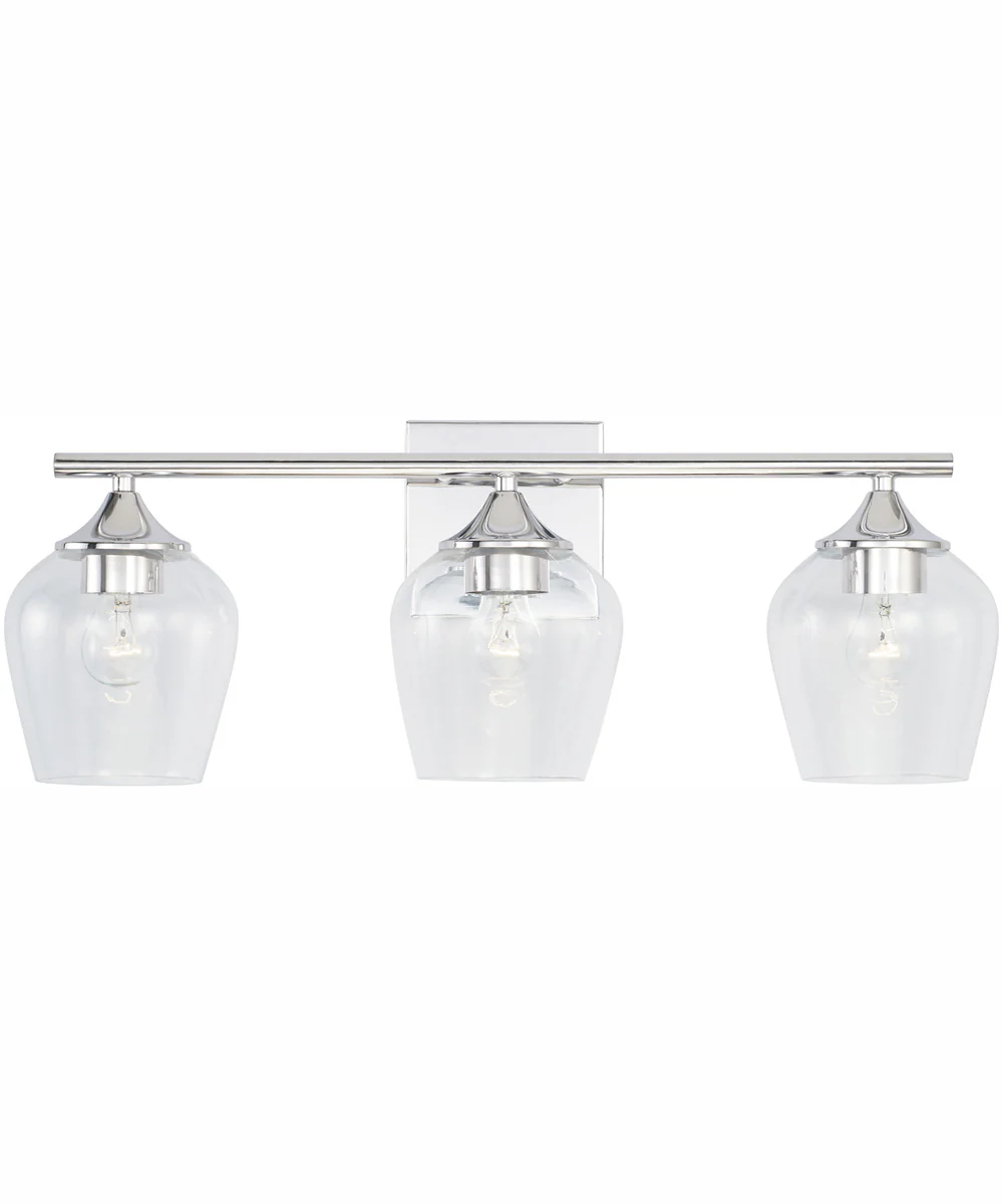 Reece 3-Light Vanity Chrome - Image 2