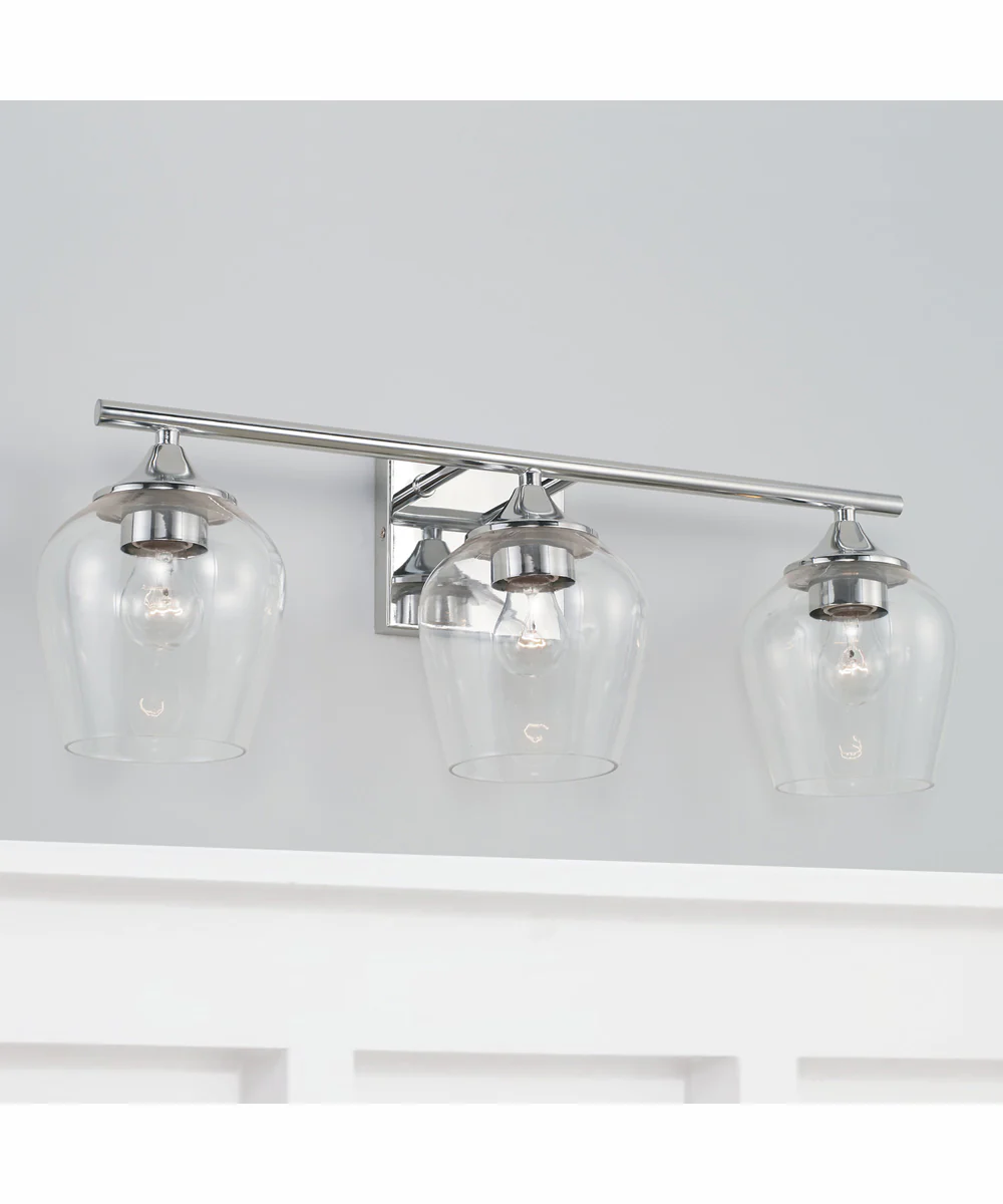 Reece 3-Light Vanity Chrome - Image 3