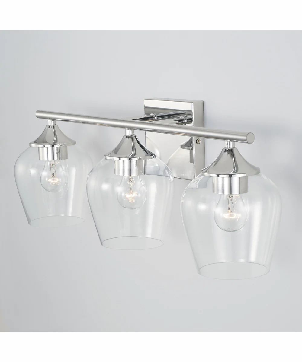 Reece 3-Light Vanity Chrome - Image 4