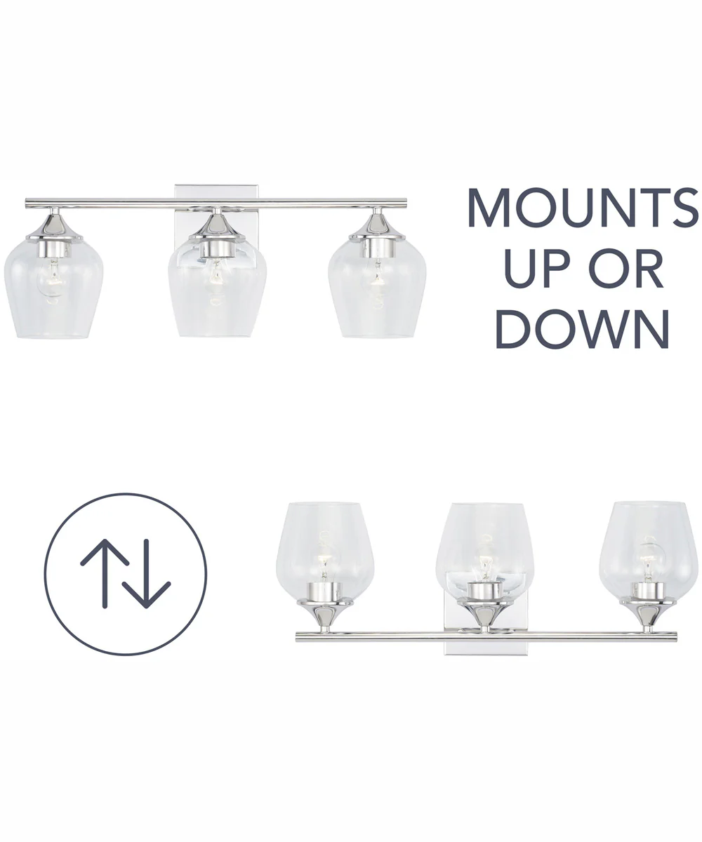 Reece 3-Light Vanity Chrome - Image 5