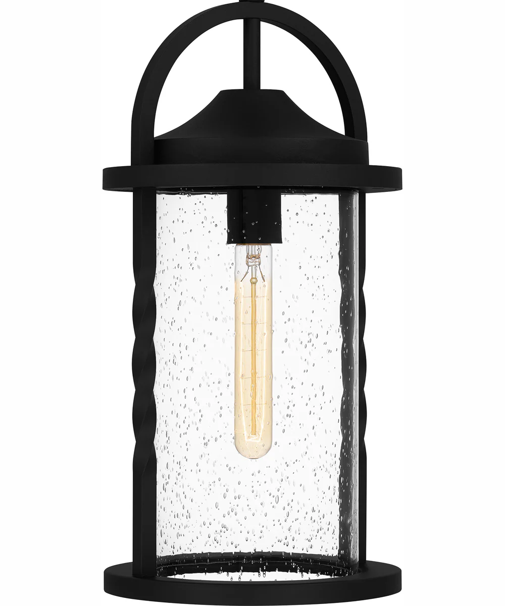 Reece Large 1-light Outdoor Pendant Light  Coastal Armour Aluminum Earth Black - Image 6