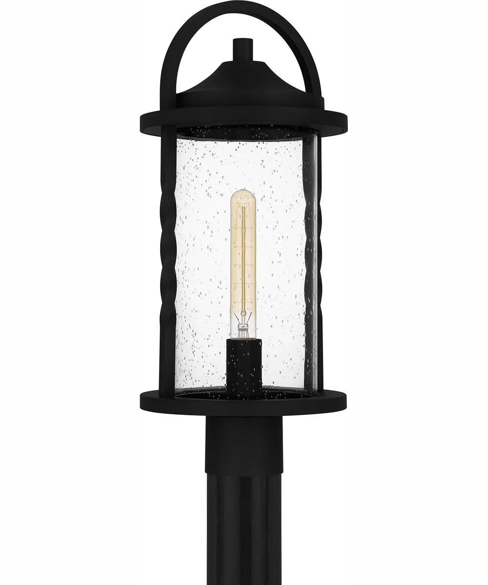 Reece Large 1-light Outdoor Post Light Coastal Armour Aluminum Earth Black - Image 3