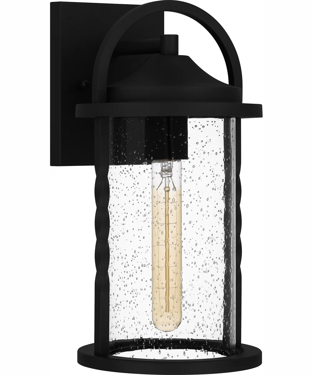 Reece Medium 1-light Outdoor Wall Light Coastal Armour Aluminum Earth Black - Image 3