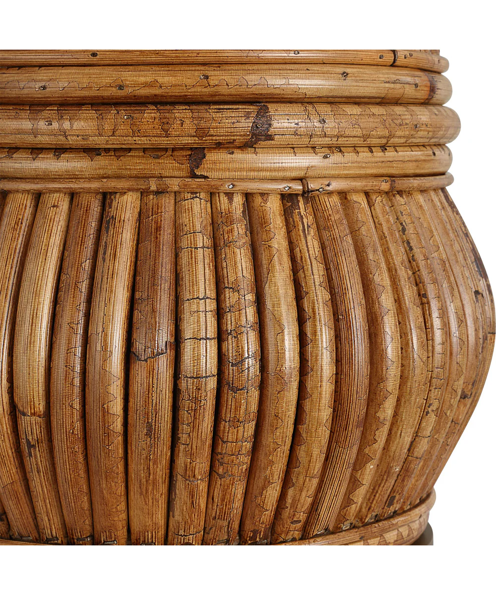 Reed Honey Rattan Table Lamp - Image 6