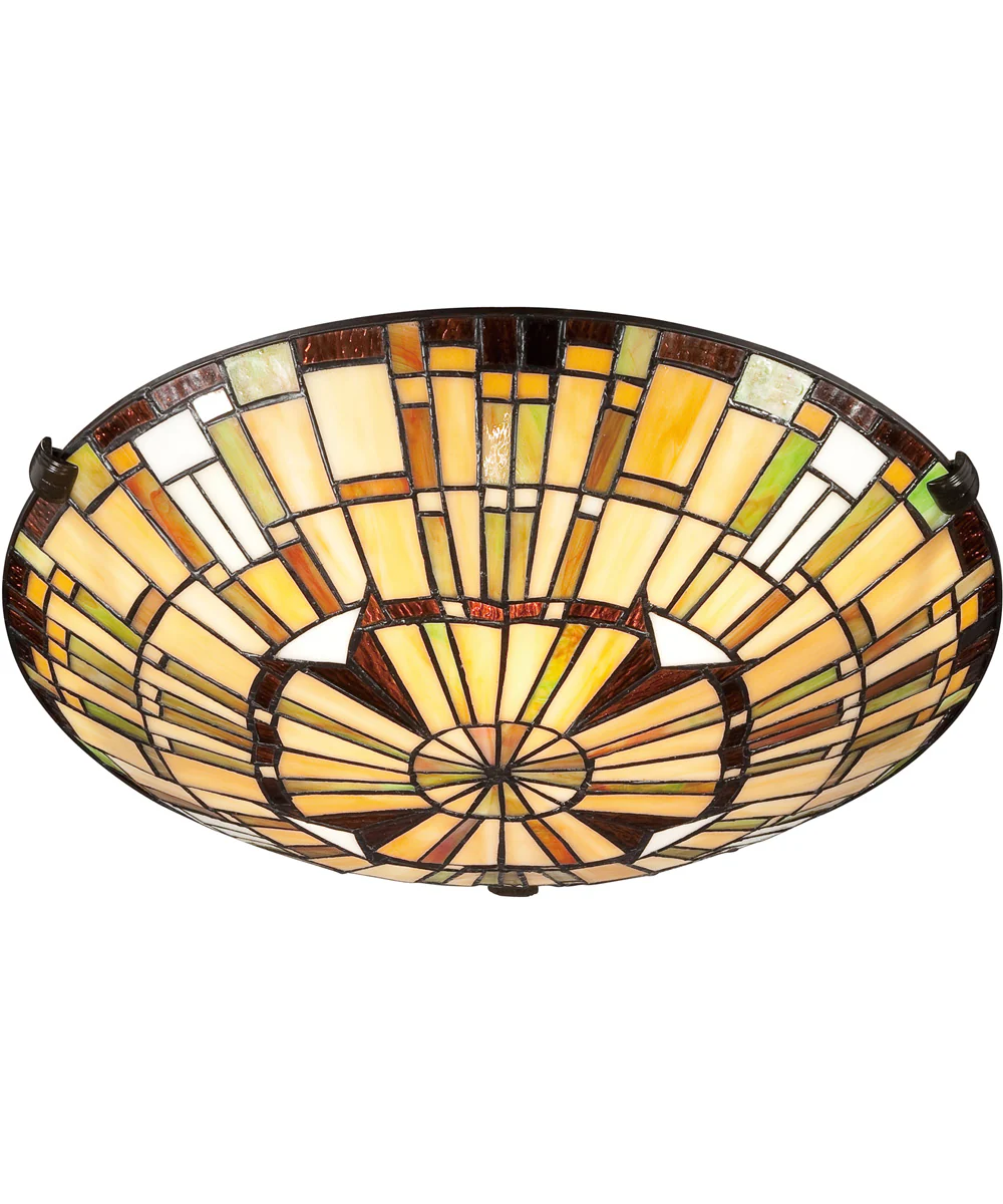 Reed Medium 2-light Flush Mount Vintage Bronze - Image 5