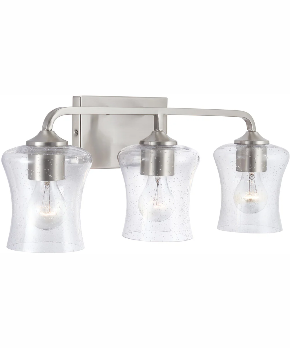 Reeves 3-Light Vanity Brushed Nickel - Image 3
