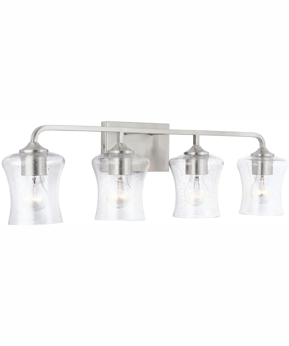 Reeves 4-Light Vanity Brushed Nickel - Image 3