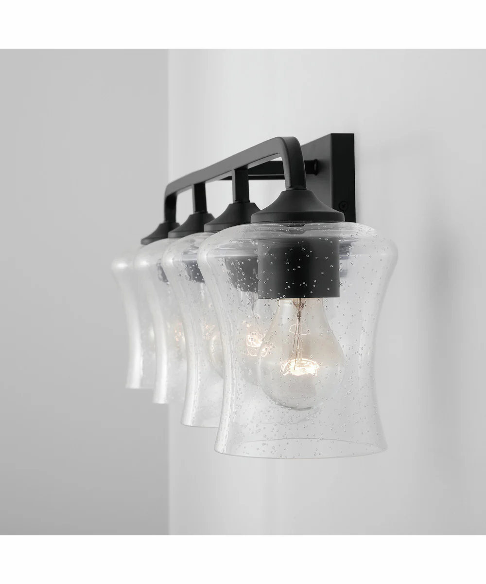 Reeves 4-Light Vanity Matte Black - Image 2