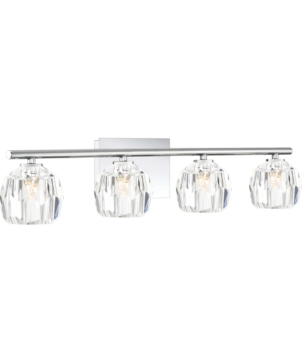 Regalia Extra Large 4-light Bath Light Polished Chrome - Image 3