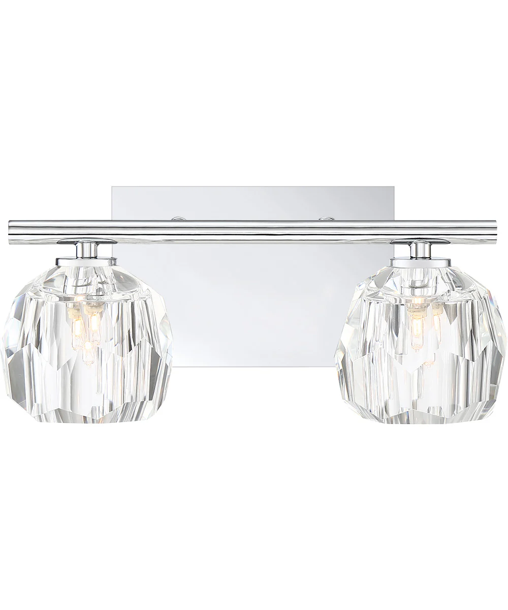 Regalia Medium 2-light Bath Light Polished Chrome - Image 2