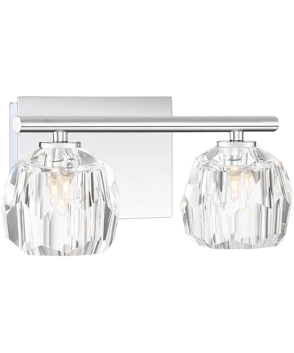Regalia Medium 2-light Bath Light Polished Chrome - Image 3