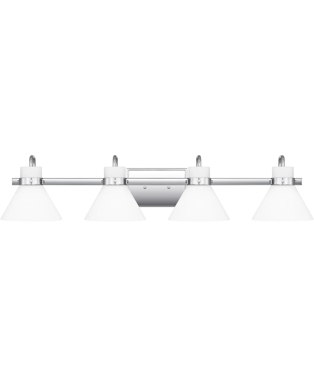 Regency Extra Large 4-light Bath Light Polished Chrome