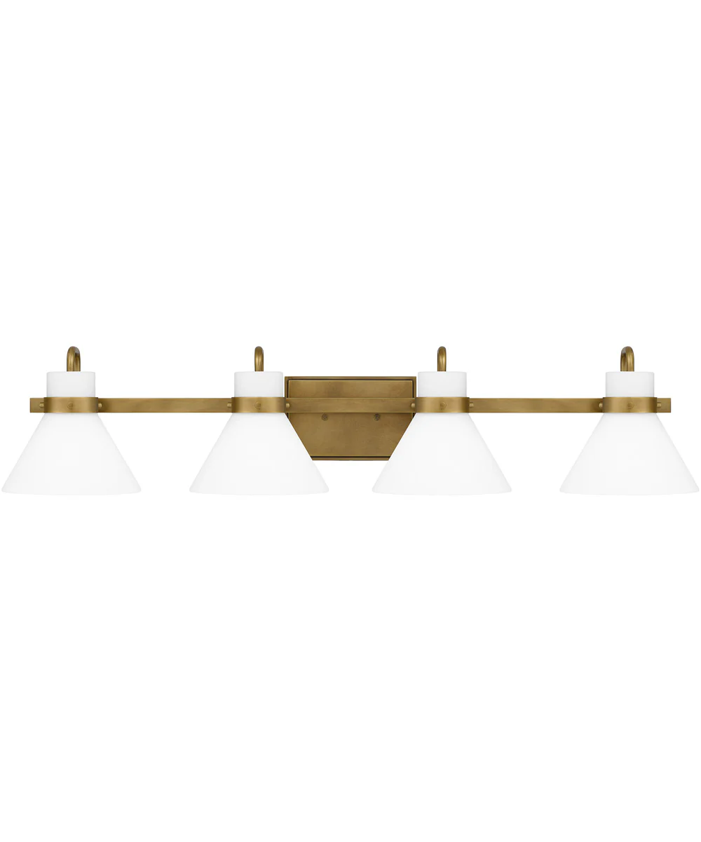 Regency Extra Large 4-light Bath Light Weathered Brass - Image 2