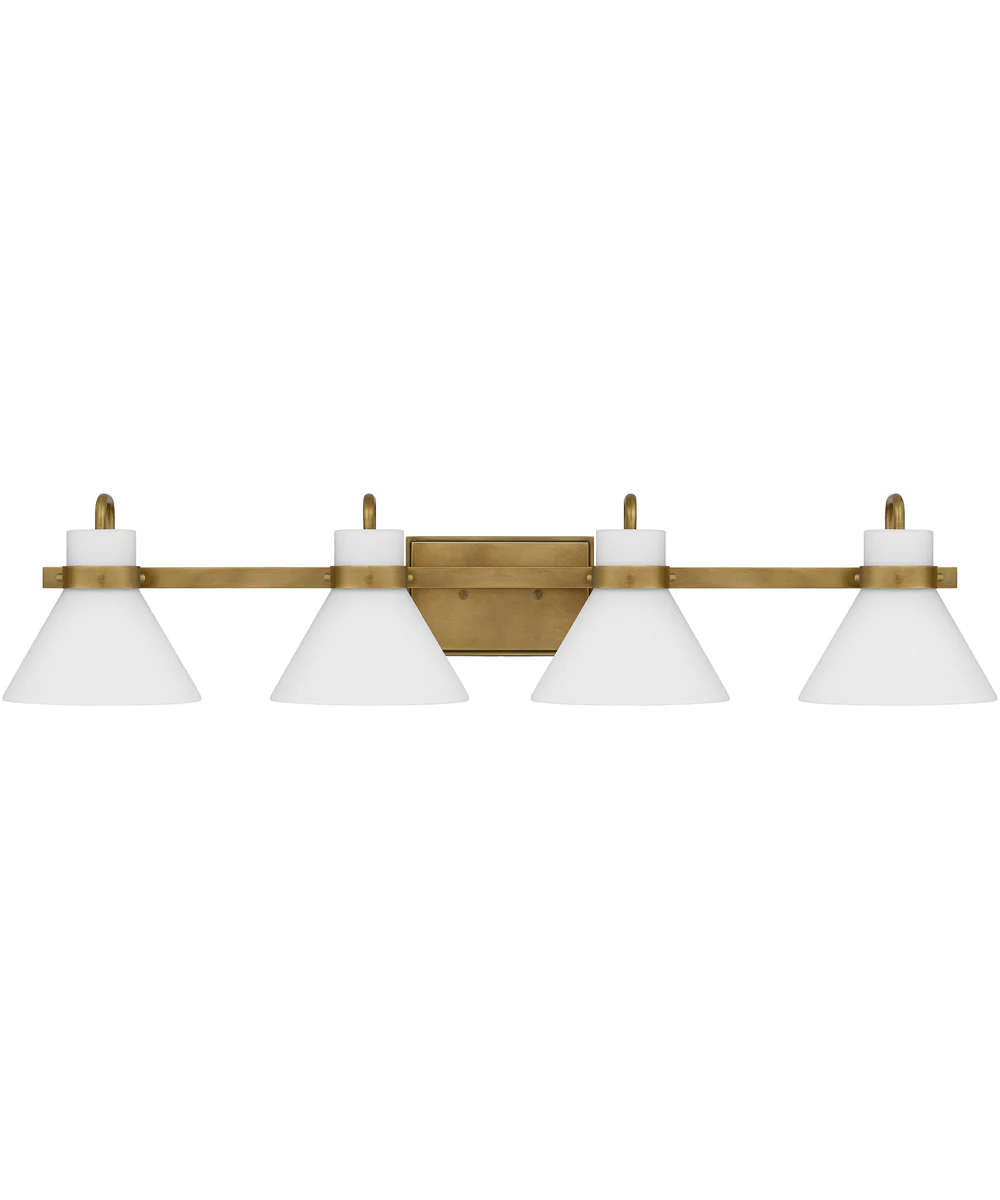 Regency Extra Large 4-light Bath Light Weathered Brass - Image 3