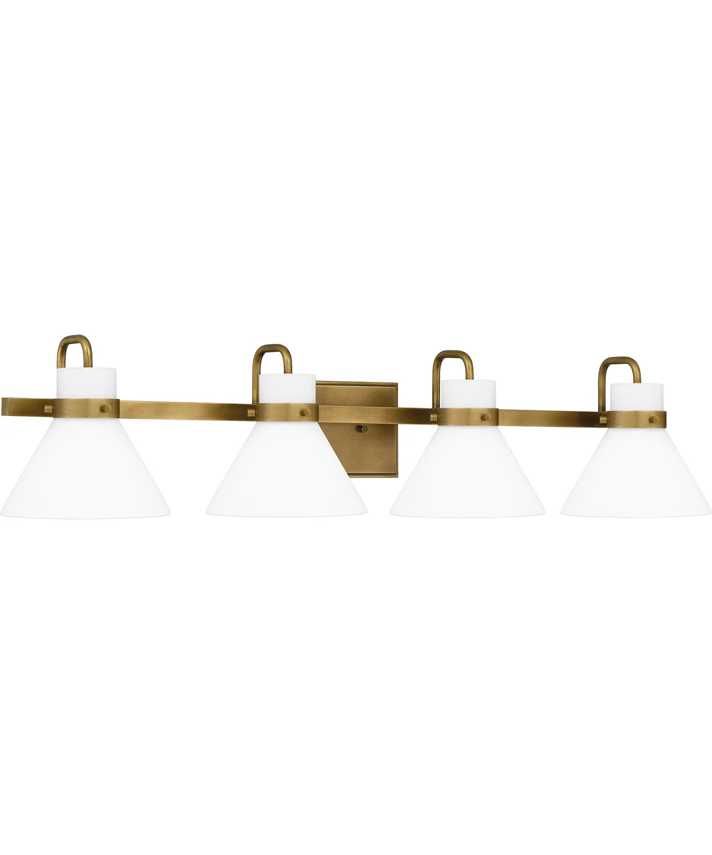 Regency Extra Large 4-light Bath Light Weathered Brass - Image 4