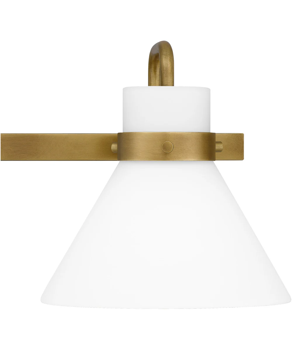 Regency Extra Large 4-light Bath Light Weathered Brass - Image 6