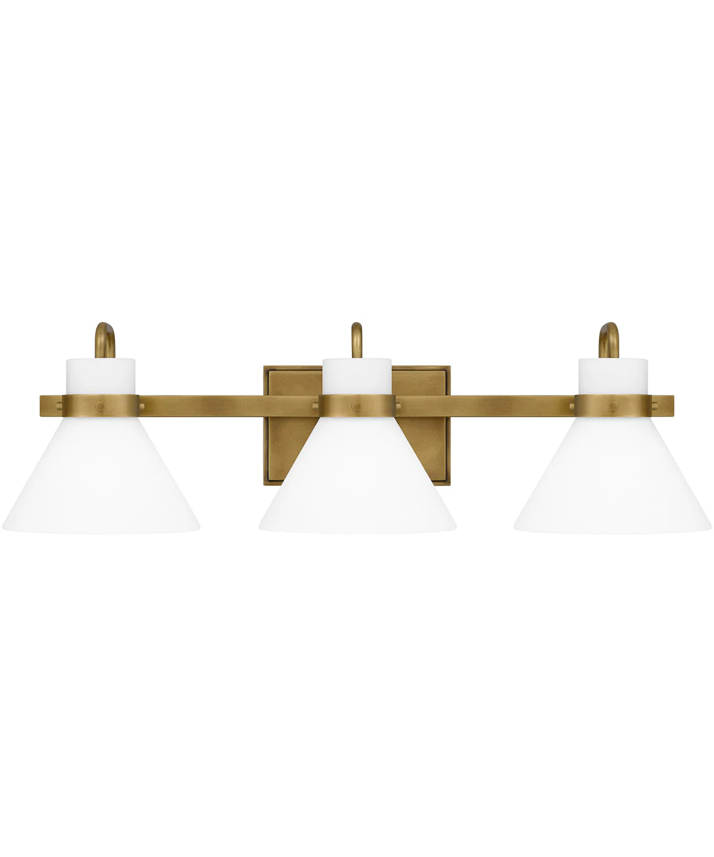Regency Large 3-light Bath Light Weathered Brass - Image 2