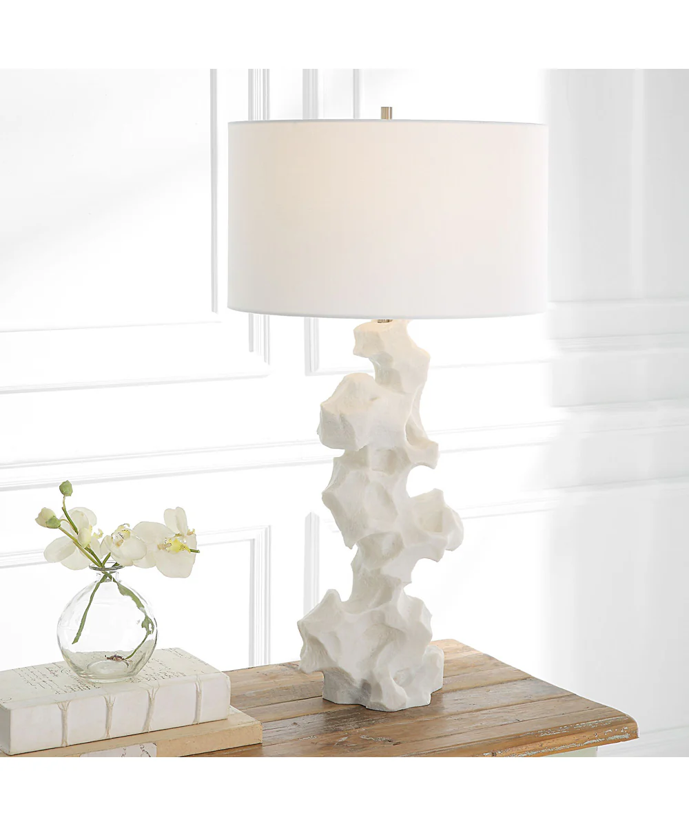 Remnant White Marble Table Lamp - Image 2