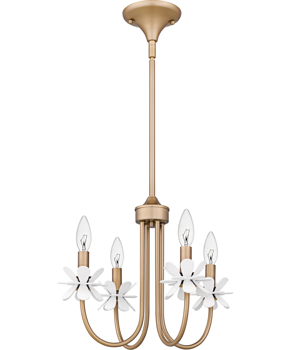 Remy 4-light Chandelier Bronze Gold - Image 2