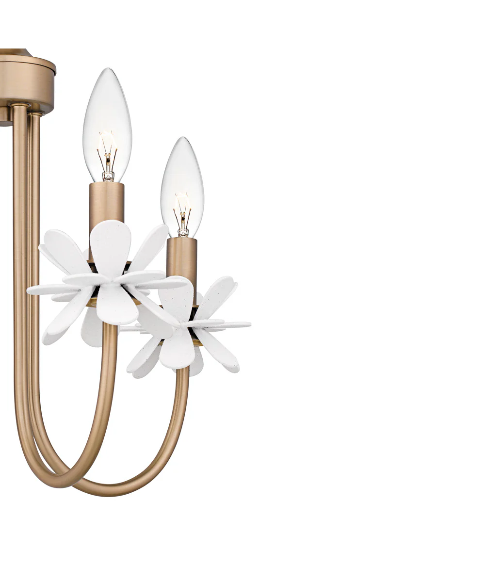 Remy Large 4-light Semi Flush Mount Bronze Gold - Image 5