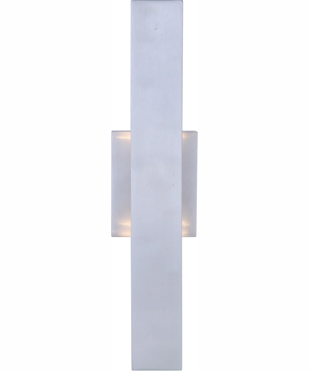 Rens 1-Light Outdoor Wall Lantern Brushed Aluminum - Image 2