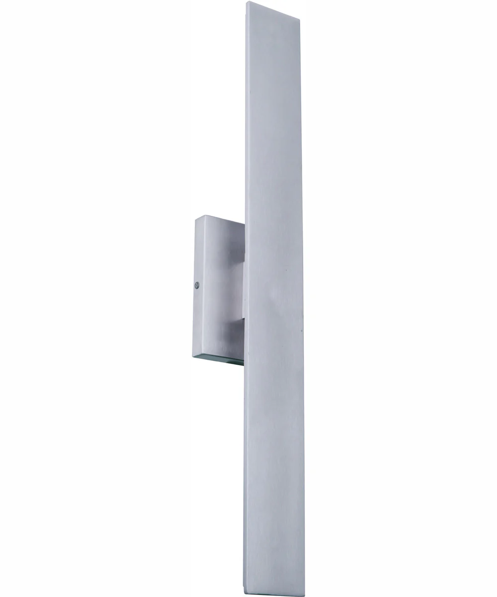 Rens 1-Light Outdoor Wall Lantern Brushed Aluminum - Image 6