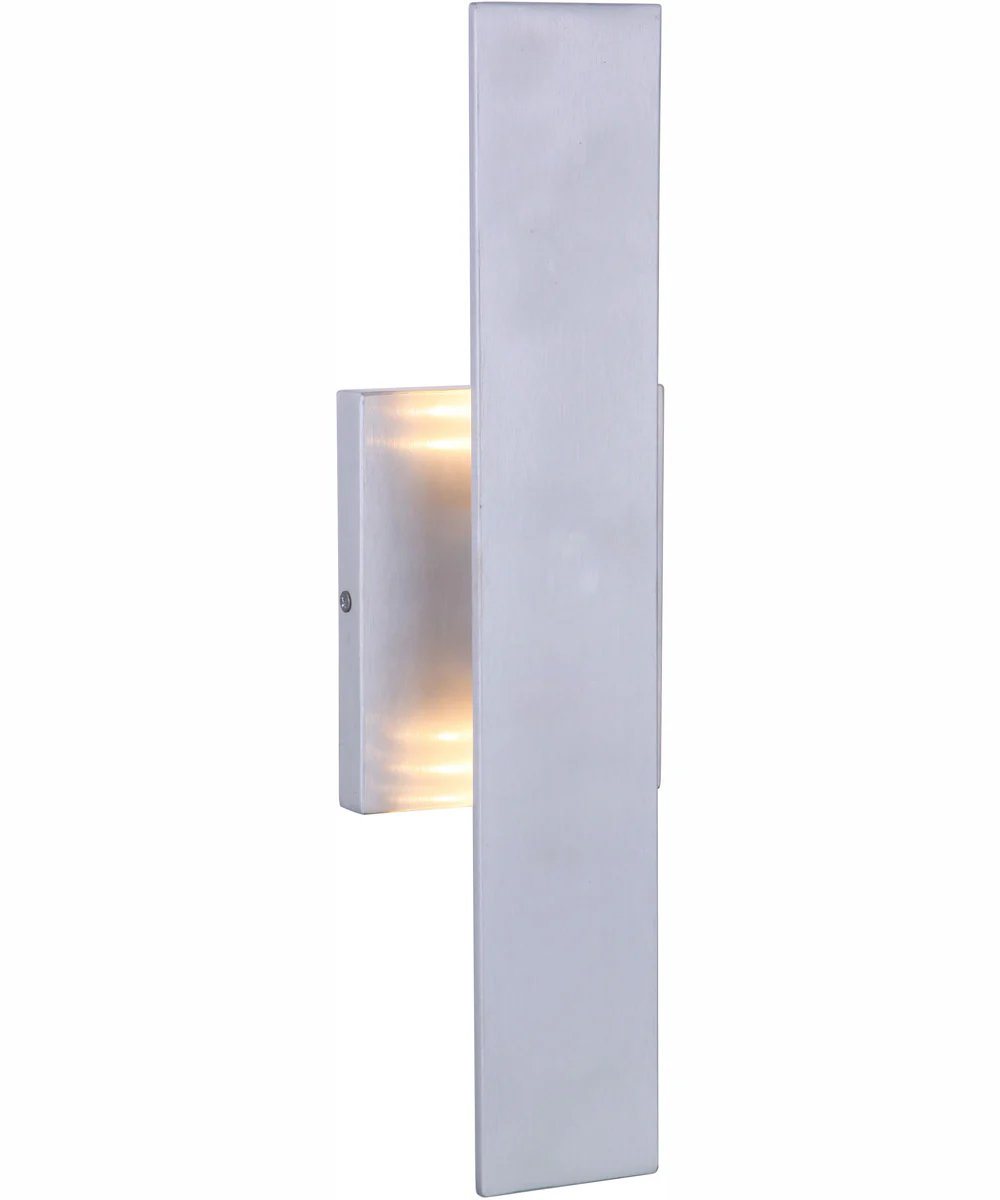 Rens 1-Light Outdoor Wall Lantern Brushed Aluminum - Image 4
