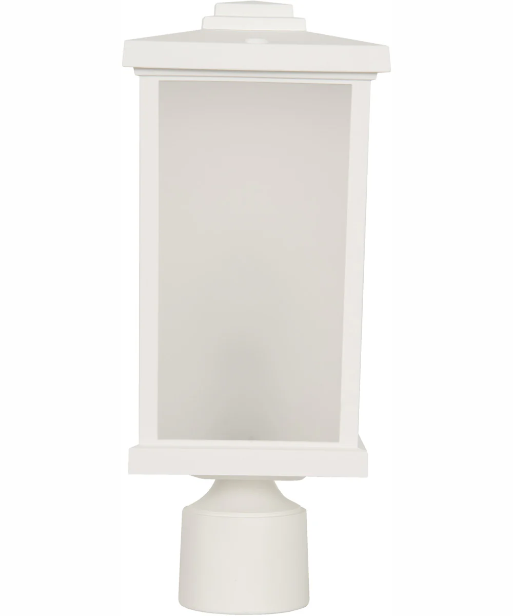 Resilience Lanterns 1-Light Outdoor Post Mount Matte White - Image 3