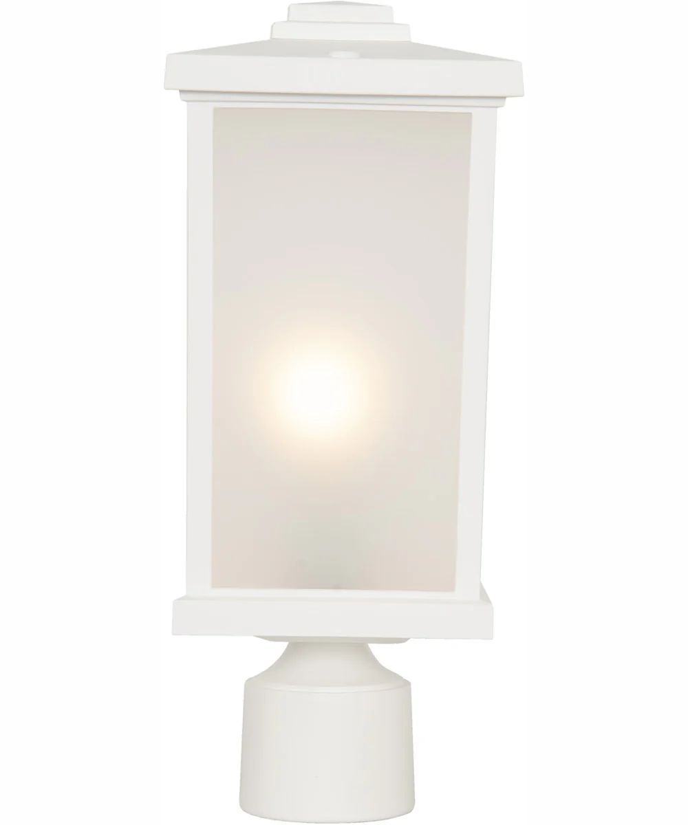 Resilience Lanterns 1-Light Outdoor Post Mount Matte White - Image 4