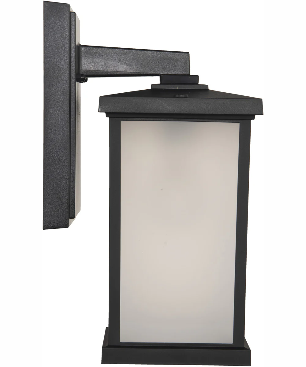 Resilience Lanterns 1-Light Outdoor Wall Lantern Matte Black - Image 5