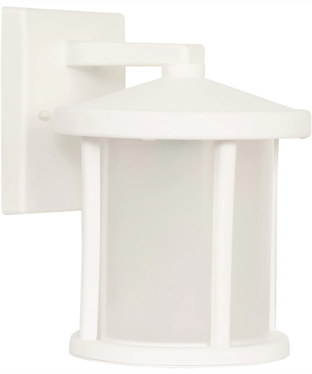 Resilience Lanterns 1-Light Outdoor Wall Lantern Matte White