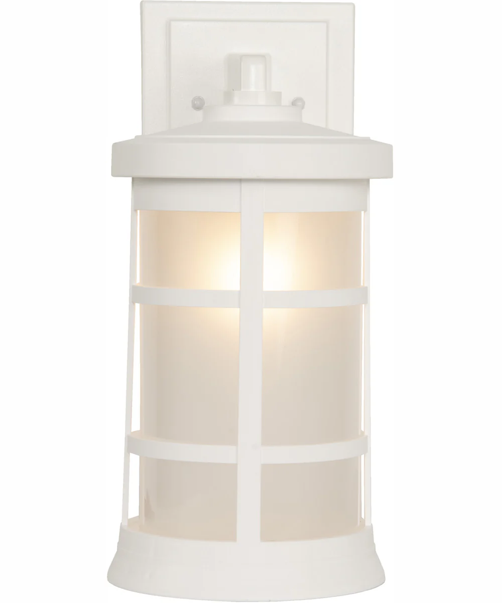 Resilience Lanterns 1-Light Outdoor Wall Lantern Matte White - Image 4