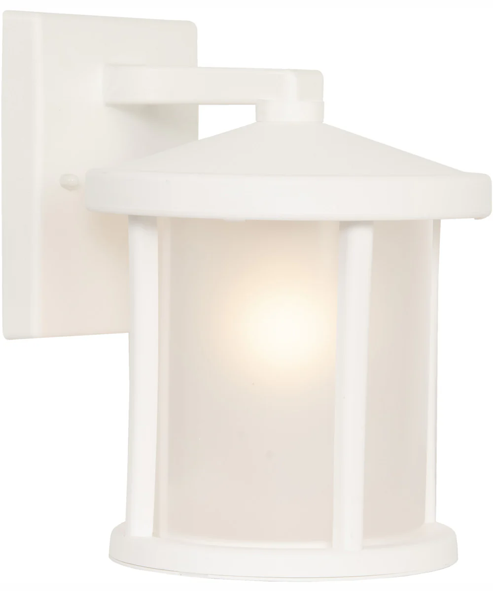 Resilience Lanterns 1-Light Outdoor Wall Lantern Matte White - Image 2