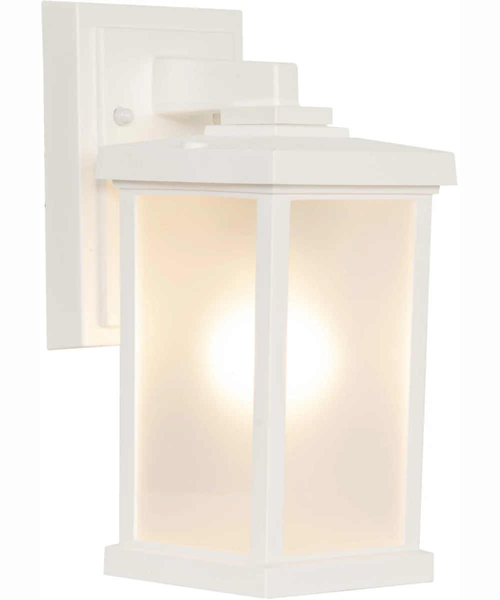 Resilience Lanterns 1-Light Outdoor Wall Lantern Matte White - Image 2